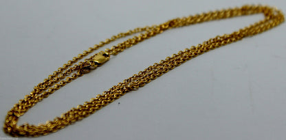 Genuine 9ct 9k Yellow Gold Belcher Chain Necklace 70cm 3.8grams