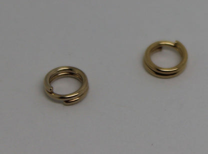 Kaedesigns New 9ct Yellow Gold Split Ring Sizes 5mm Or 6mm Or 7mm