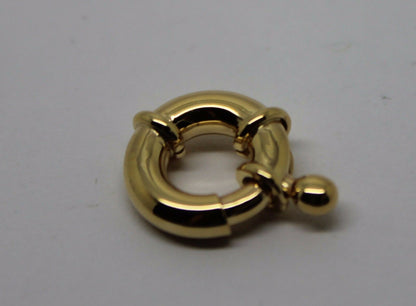 Kaedesigns Small 11mm 9ct 375 Yellow or Rose Gold Bolt Ring Clasp