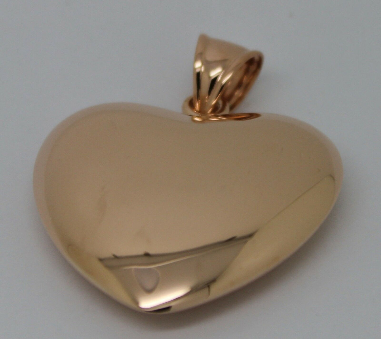 Kaedesigns, Huge Genuine 9ct 9kt Extra Large Bubble Yellow, Rose or White Gold Heart Pendant