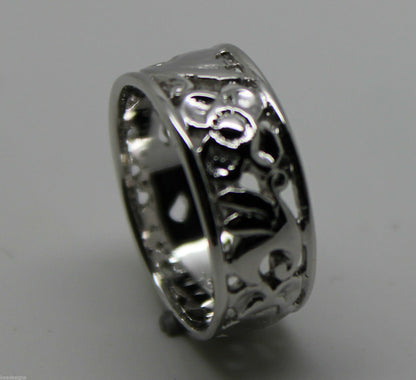 Kaedesigns Size M Solid Sterling Silver / 925 Filigree Ring