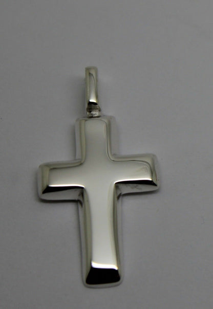 Kaedesigns Genuine Brand New Sterling Silver Plain Cross Pendant