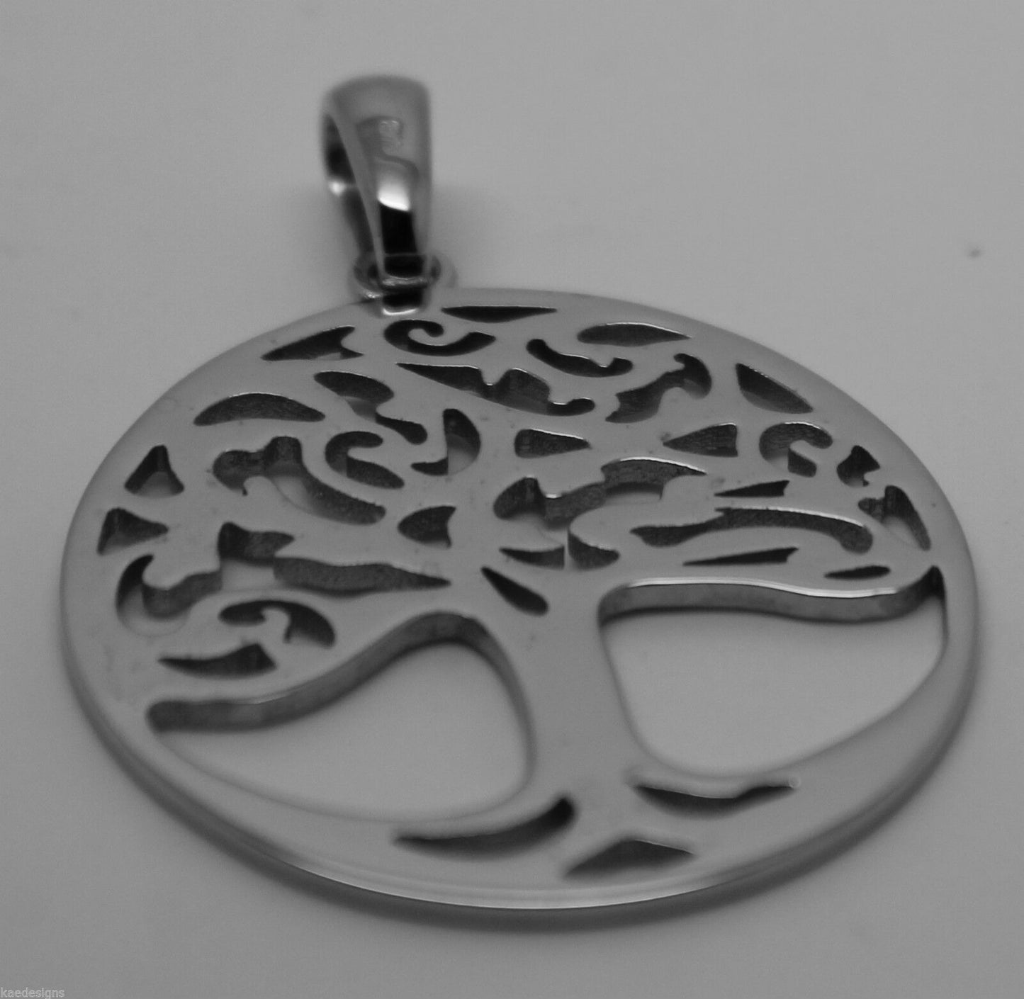 Genuine Heavy Solid 9ct Yellow Or Rose Or White Gold Tree Of Life Large Pendant