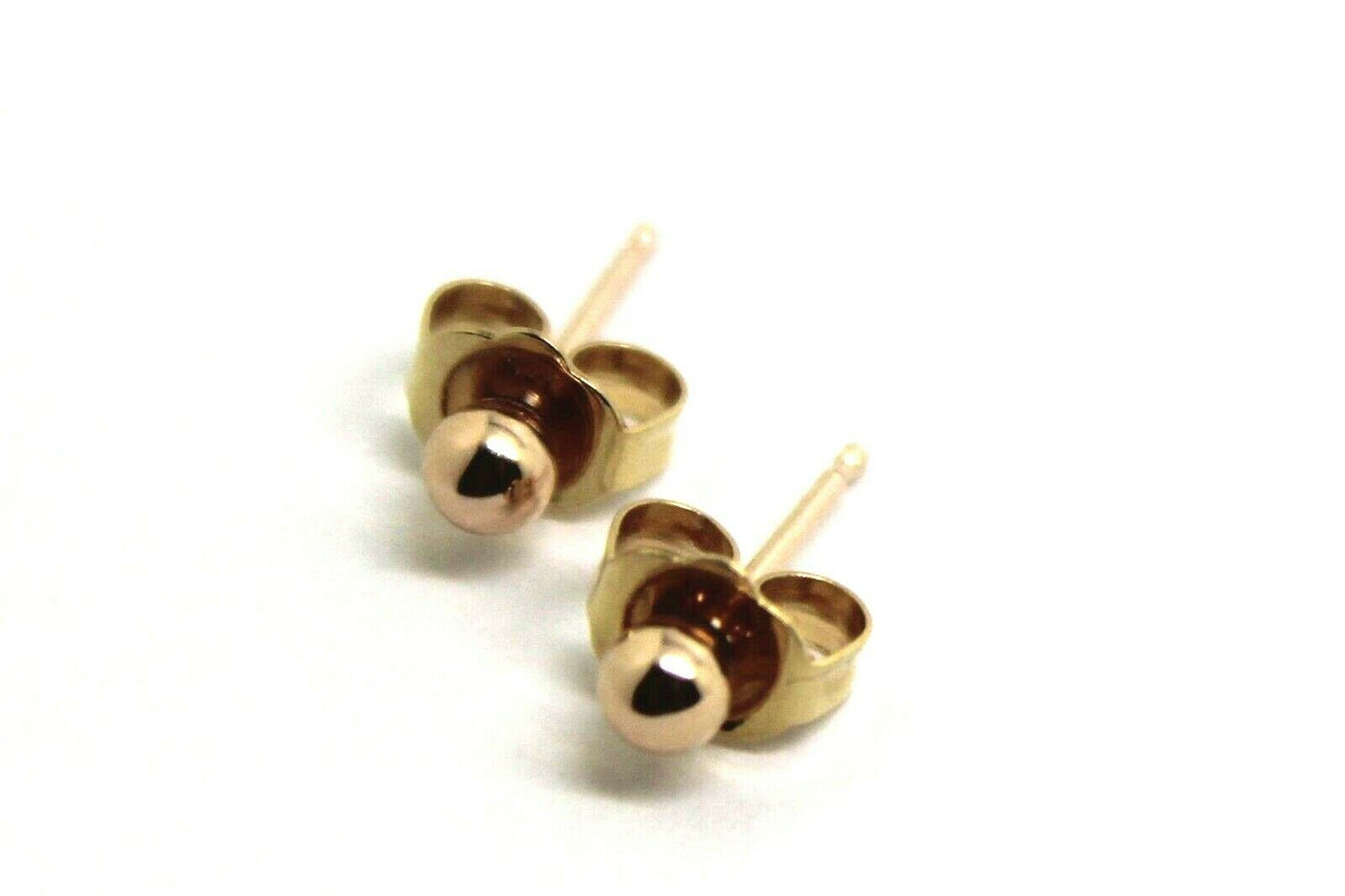 Kaedesigns, New 9ct 9k Yellow Gold 3mm Stud Ball Earrings