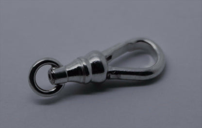 Genuine Solid Sterling Silver Albert Swivel Clasp 22mm