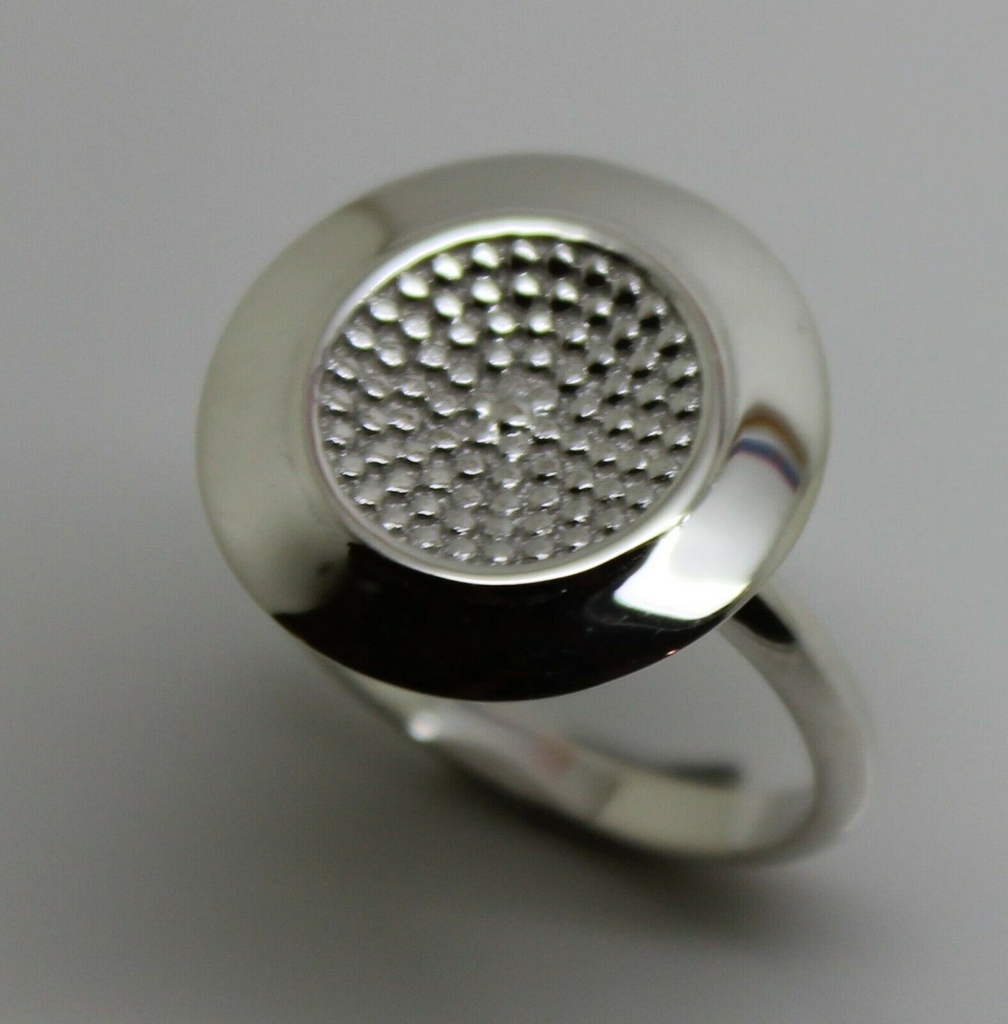 Size V Sterling Silver 925 Sunflower Ring