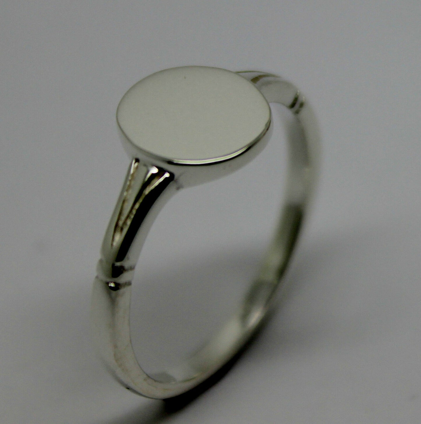 Genuine Size P 1/2  Solid Sterling Silver 925 Oval Signet Ring