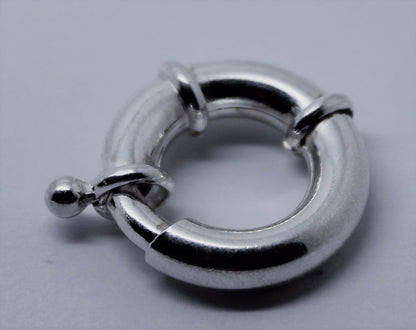 Sterling Silver Bolt Ring  12mm or 14mm or 16mm or 18mm or 20mm