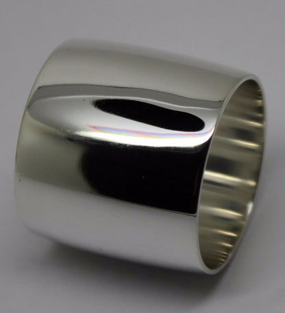 Genuine New Size P Sterling Silver Solid 20mm Extra Wide Band Ring