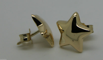 Kaedesigns, 9ct Yellow Or White Or Rose Gold Bubble Drop Star Stud Earrings