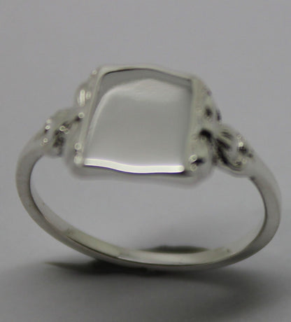 Kaedesigns, New Full Genuine Solid Sterling Silver 925 Signet Ring 266A In your ring size