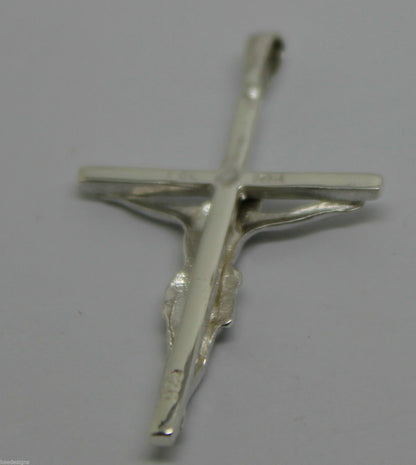 Genuine 9ct Yellow or Rose or White Gold or Sterling Silver Crucifix Cross pendant