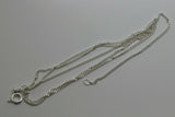 Genuine 925 Sterling Silver Kerb Curb Link Chain Necklace 55cm