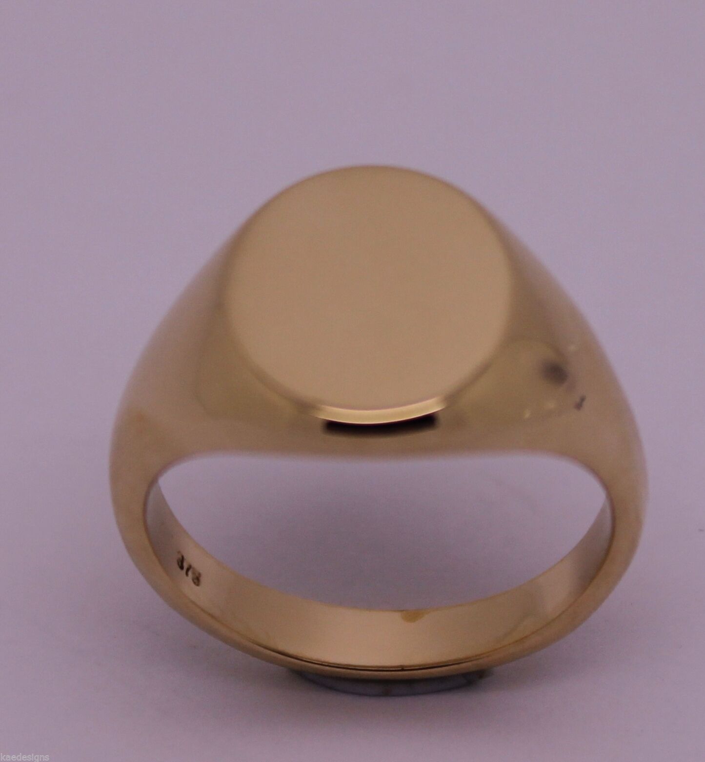 Heavy Solid 9ct White Or Rose Or Yellow Gold Oval Signet Ring Size M,N Or O