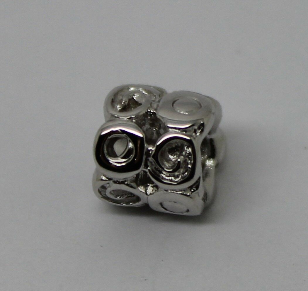 Kaedesigns, Genuine 9ct Yellow Or Rose Or White Gold Swirl Bead Charm