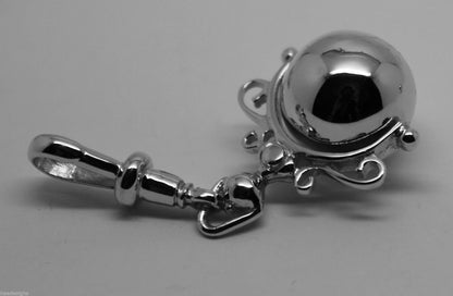 Kaedesigns, New Sterling Silver Swivel Euro Ball Spinner Pendant