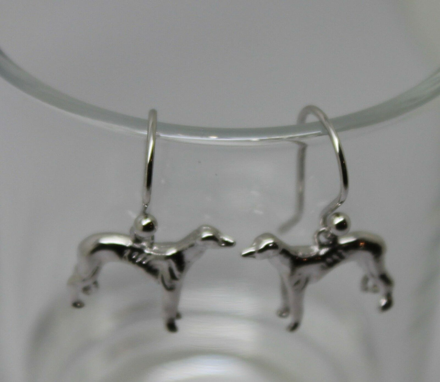 Kaedesigns Genuine New 9ct 9k Solid Yellow, Rose or White Gold Greyhound Earrings