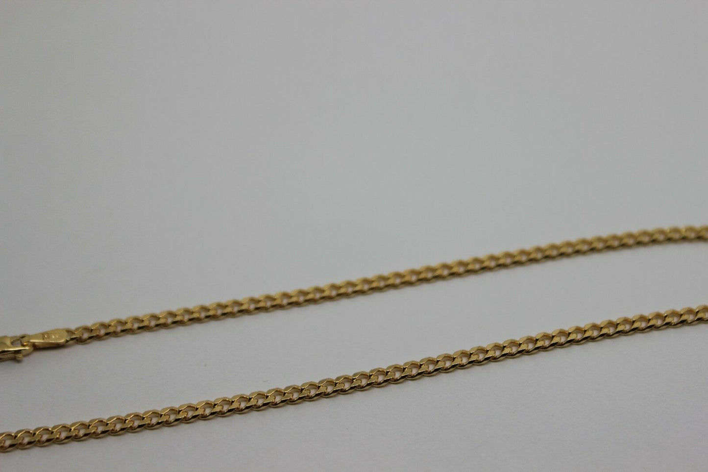 Genuine 9ct Solid Yellow Gold 25cm Kerb Curb Anklet Belcher