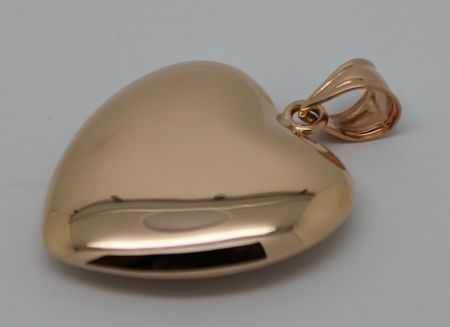 Kaedesigns, Huge Genuine 9ct 9kt Extra Large Bubble Yellow, Rose or White Gold Heart Pendant