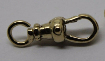 Genuine 9ct Yellow or Rose Gold Albert Swivel Clasp 15mm Size