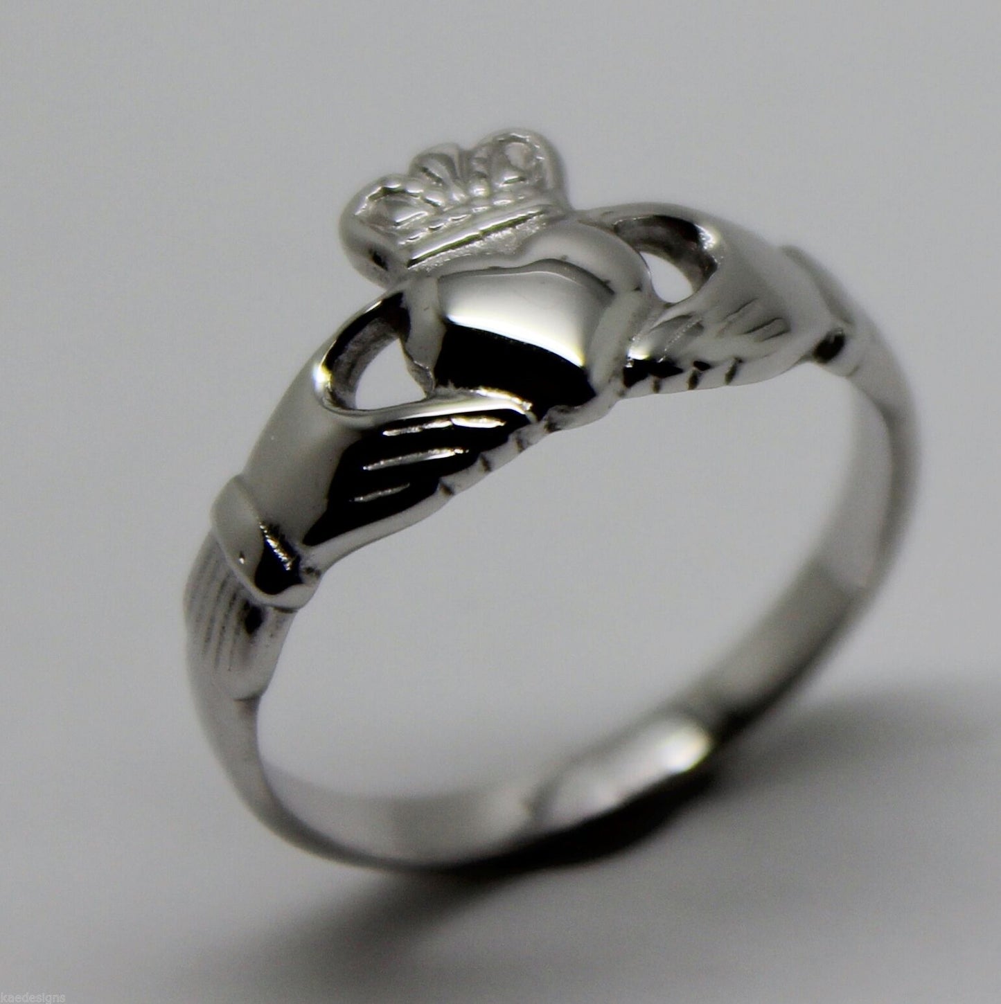 SIze N Genuine Sterling Silver Irish Claddagh Ring