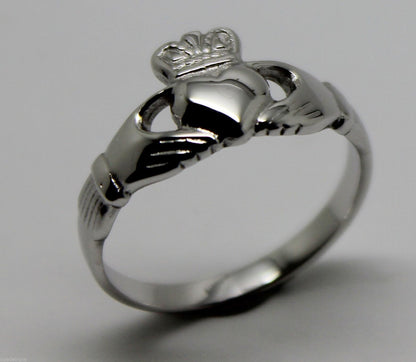 SIze N Genuine Sterling Silver Irish Claddagh Ring