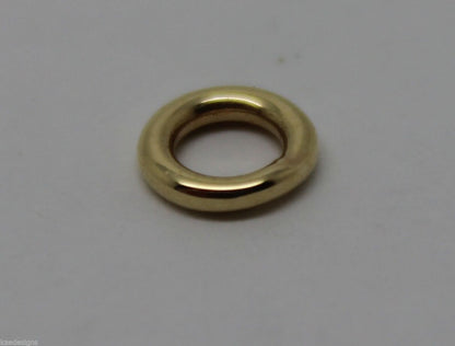 9ct or 18ct Yellow/White/Rose Gold SOLDERED JUMP RING MANY SIZE 2pk/5pk