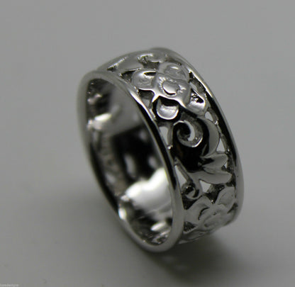 Kaedesigns Size M Solid Sterling Silver / 925 Filigree Ring