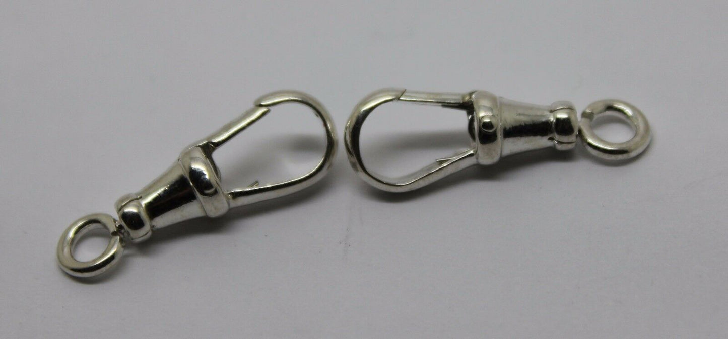 Kaedesigns  Large 2 X  Sterling Silver Albert Swivel Clasp 25mm