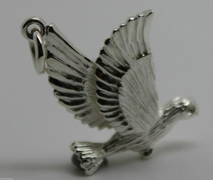 Kaedesigns New Sterling Silver Solid Dove Bird Pendant Or Charm