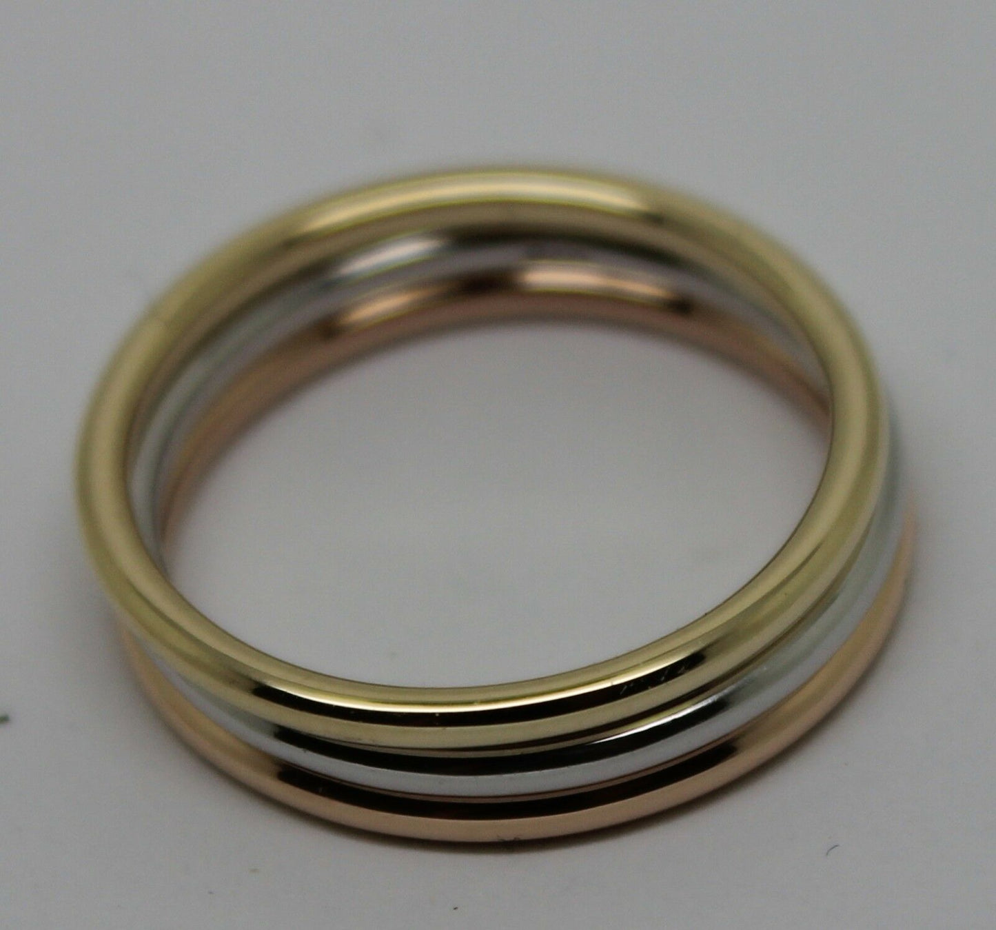 Kaedesigns, Genuine Solid Stackable Rings 9ct Yellow, White And Rose Gold Bands