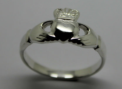 SIze N Genuine Sterling Silver Irish Claddagh Ring