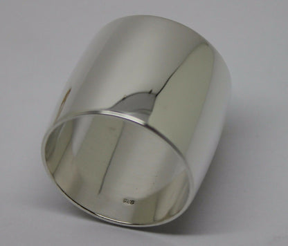 Genuine New Solid Sterling Silver Full Solid 20mm Extra Wide Band Ring