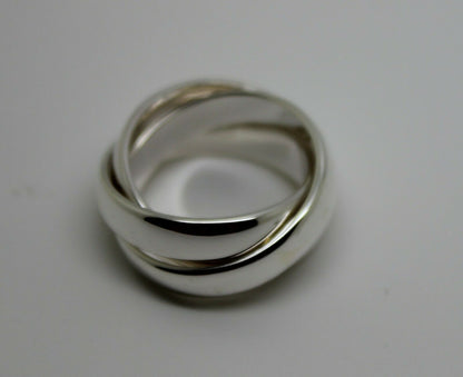 Kaedesigns New Sterling Silver Heavy Ring 5mm Size 6 / M Russian Wedding Band