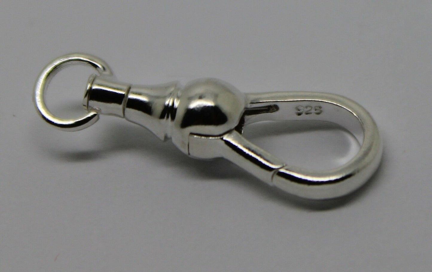 Sterling Silver 925 Ball Swivel Clasp 19mm, 22mm Or 24mm