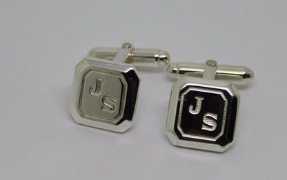 Kaedesigns, Genuine Solid Sterling Silver, 925 Custom Made Heavy Cuff Links