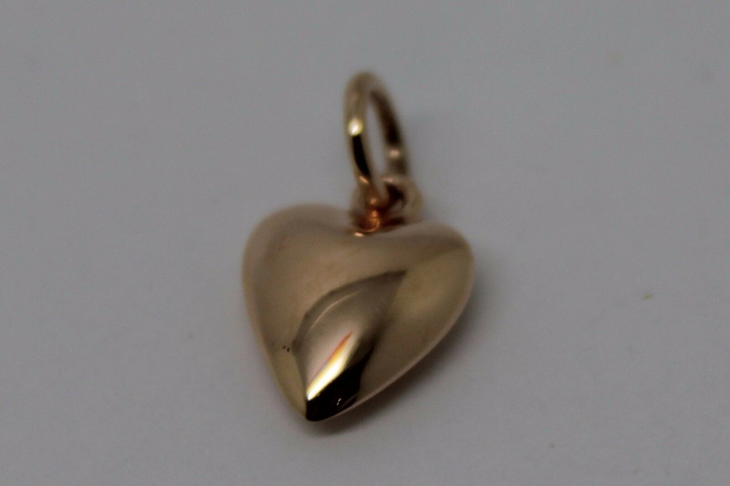 Kaedesigns Genuine 9ct Yellow or Rose or White Gold Heart Charm or Pendant