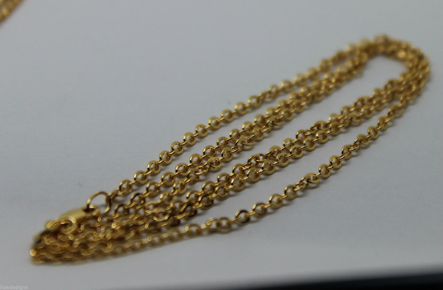 Genuine 9ct 9k Yellow Gold Belcher Chain Necklace 70cm 3.8grams