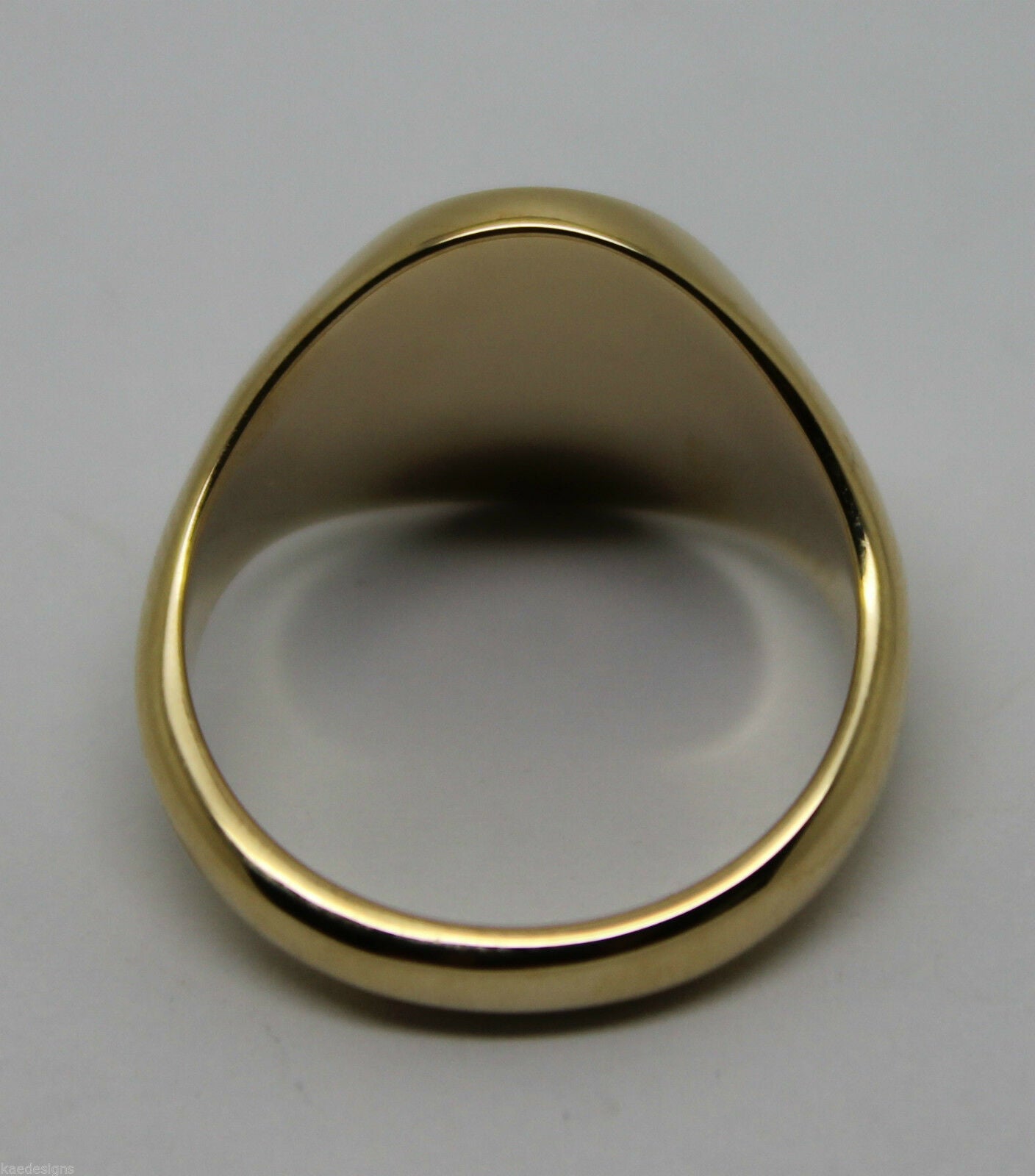 Heavy Solid 9ct White Or Rose Or Yellow Gold Oval Signet Ring Size M,N Or O