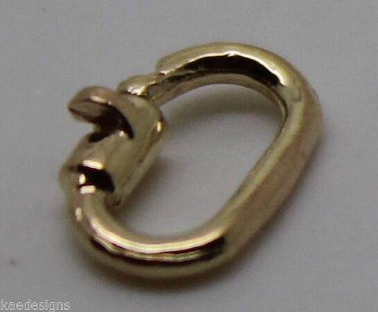 Genuine New 9k 9ct Yellow Or Rose Or White Gold 375 Link Lock Locks