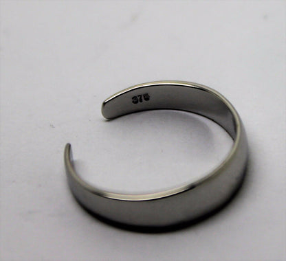 Kaedesigns New Genuine Solid 925 Sterling Silver Plain Toe Ring 333