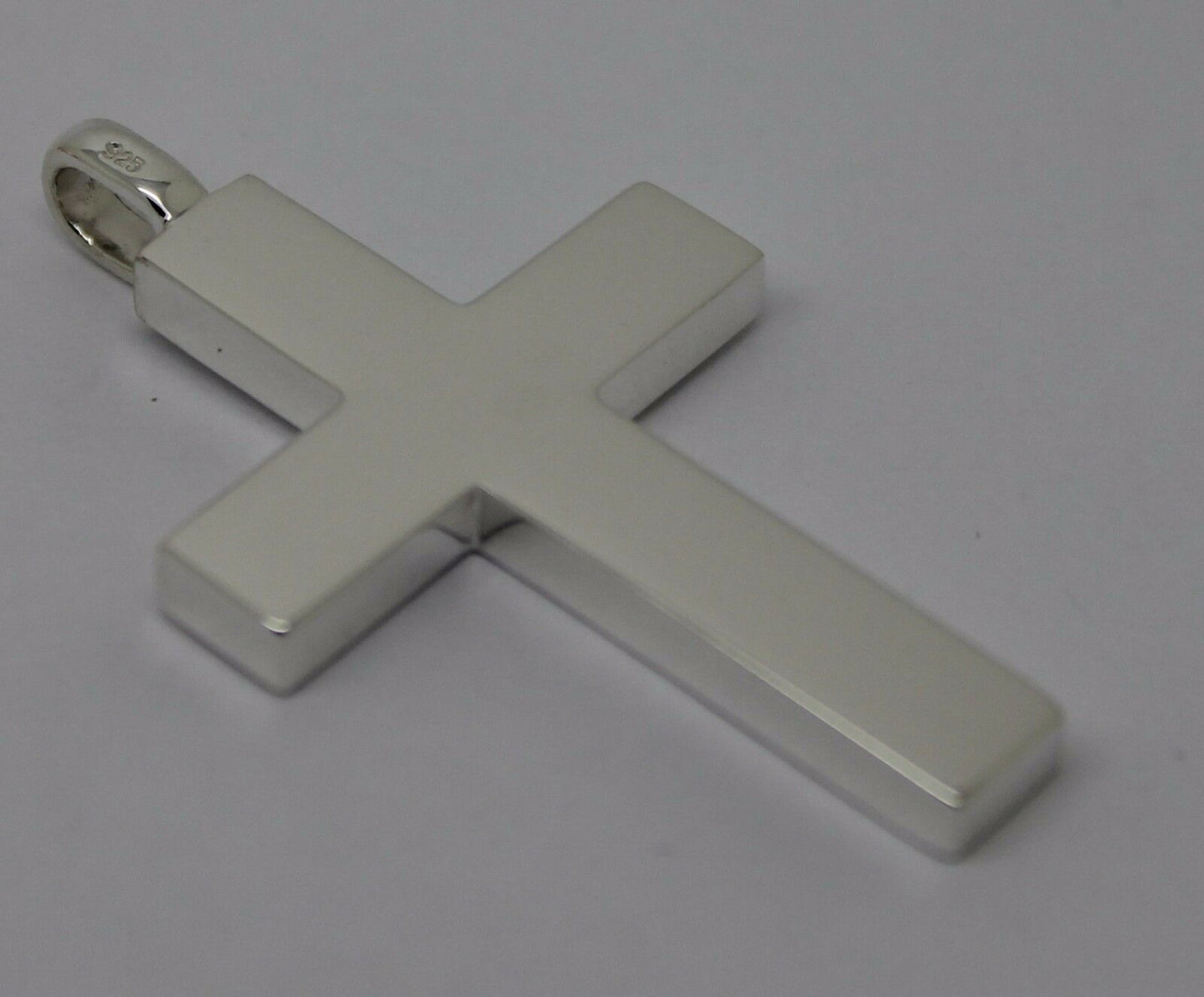 Kaedesigns Genuine Large Heavy Sterling Silver Huge Cross Pendant