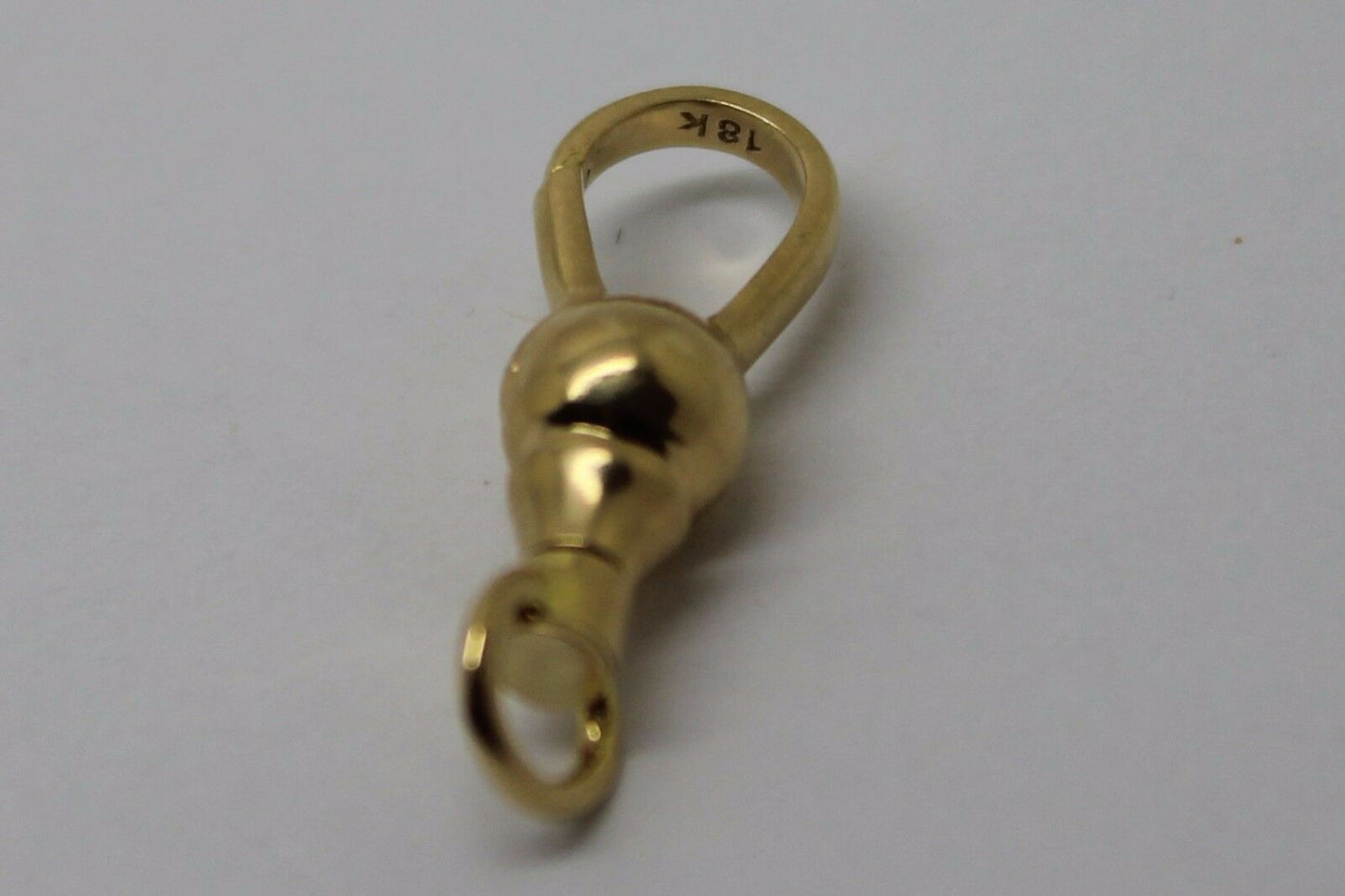 Genuine 18ct, 9ct Yellow or Rose Gold Ball Swivel Clasp 19mm, 22mm or 24mm