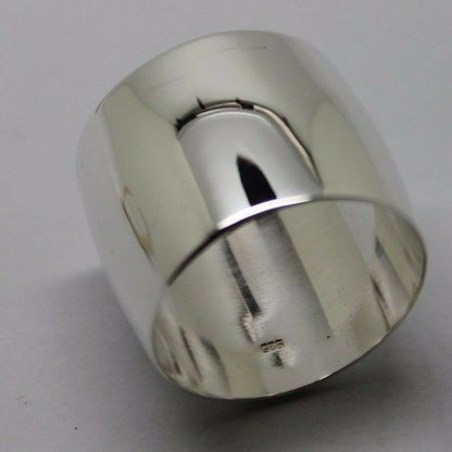 Kaedesigns New SIze S 1/2 Sterling Silver Full Solid 17mm Extra Wide Band Ring