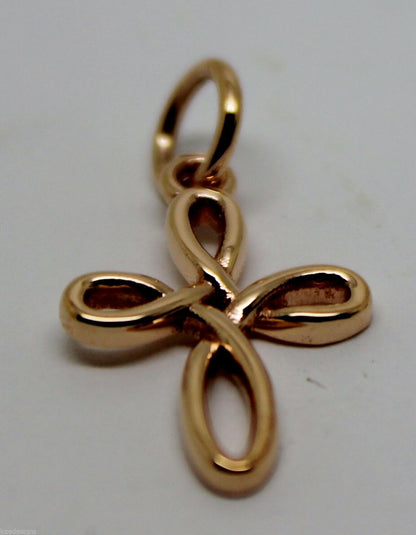 Kaedesigns New Small 9ct 9K Delicate Yellow, Rose or White Gold Celtic Cross Pendant