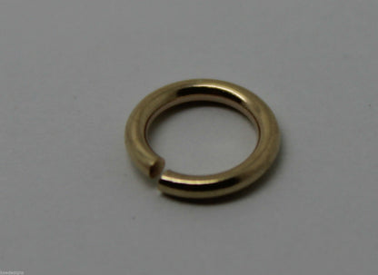 Genuine 18ct Yellow, Rose or White GOLD, many sizes OPEN JUMP RING