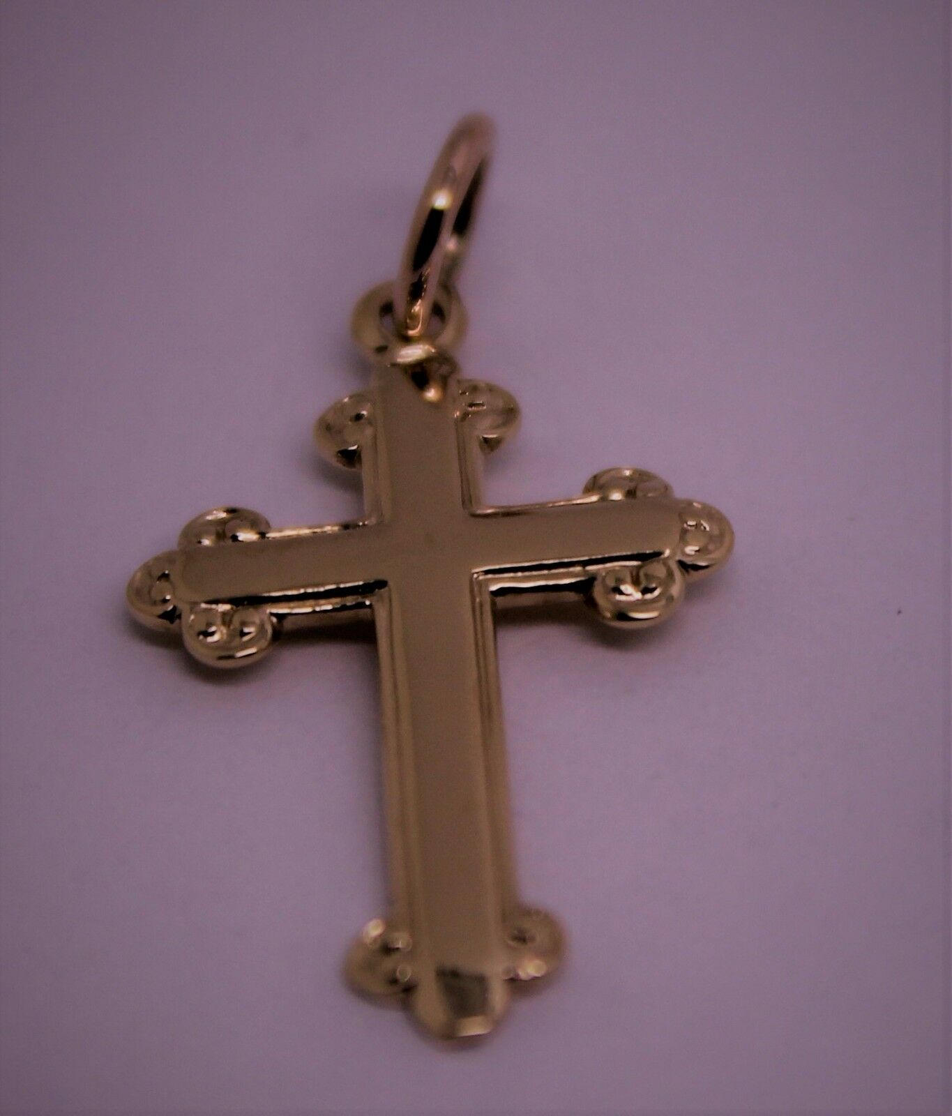 Kaedesigns, New Genuine New 375 9ct Yellow or Rose or White Gold Cross Pendant