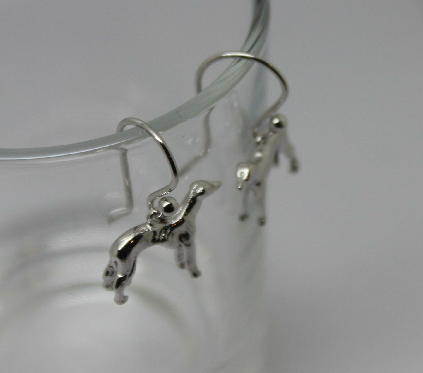 Kaedesigns Genuine New 9ct 9k Solid Yellow, Rose or White Gold Greyhound Earrings