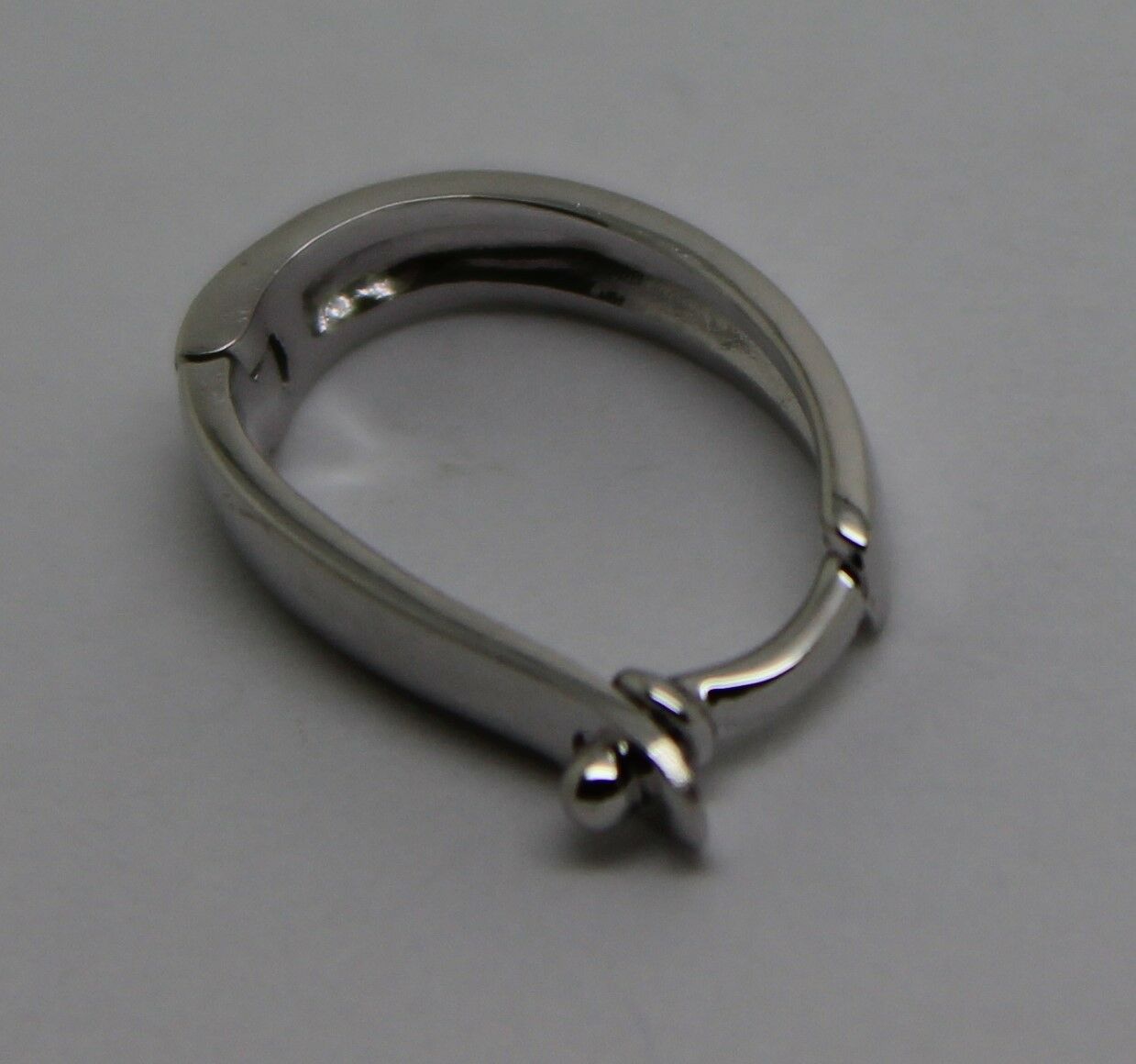 Genuine New Sterling Silver Plain Enhancer Bail Clasp size 13mm x 9mm