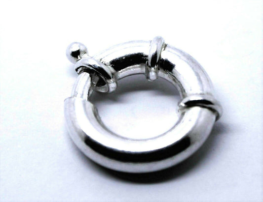 Kaedesigns New Genuine 16mm Sterling Silver Bolt Ring Clasp